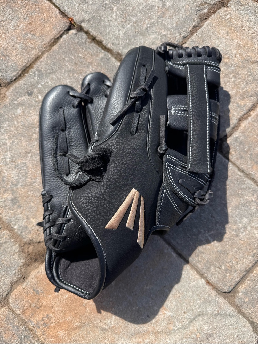 Men's Black Leather Baseball Glove 13”